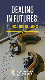 Image of North Park University's planned giving newsletter, Dealing in Futures: Yours & North Park's